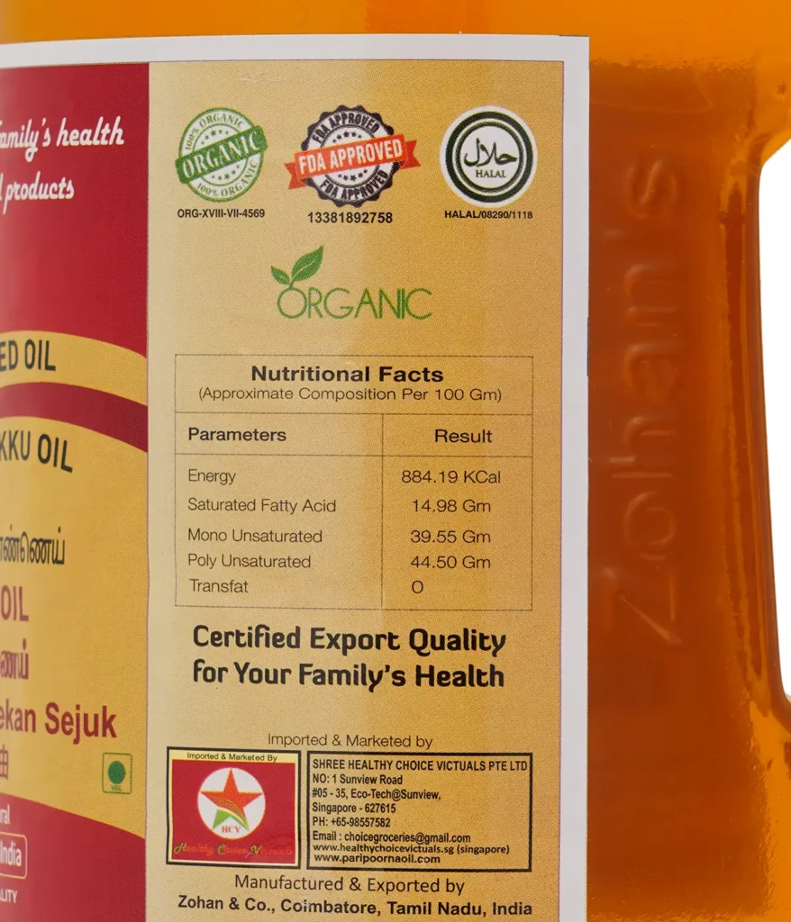 Paripoorna Sesame Oil_2L - Image 5