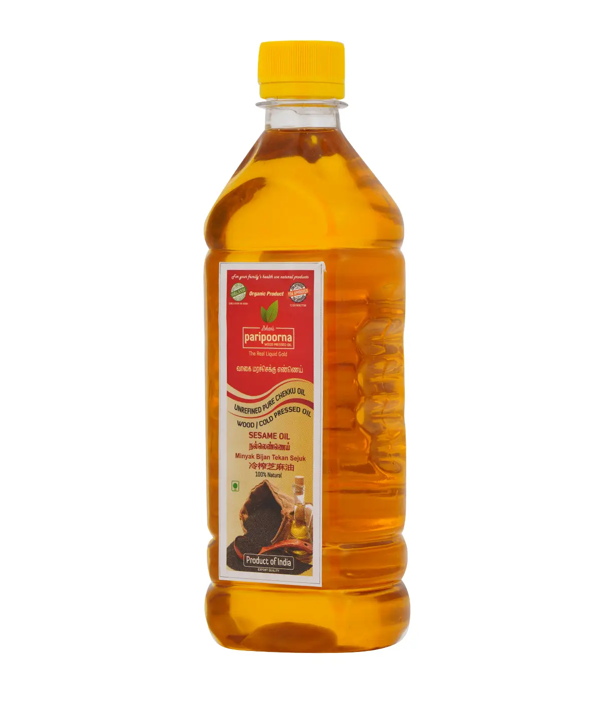 Paripoorna Sesame Oil_500ML - Image 4