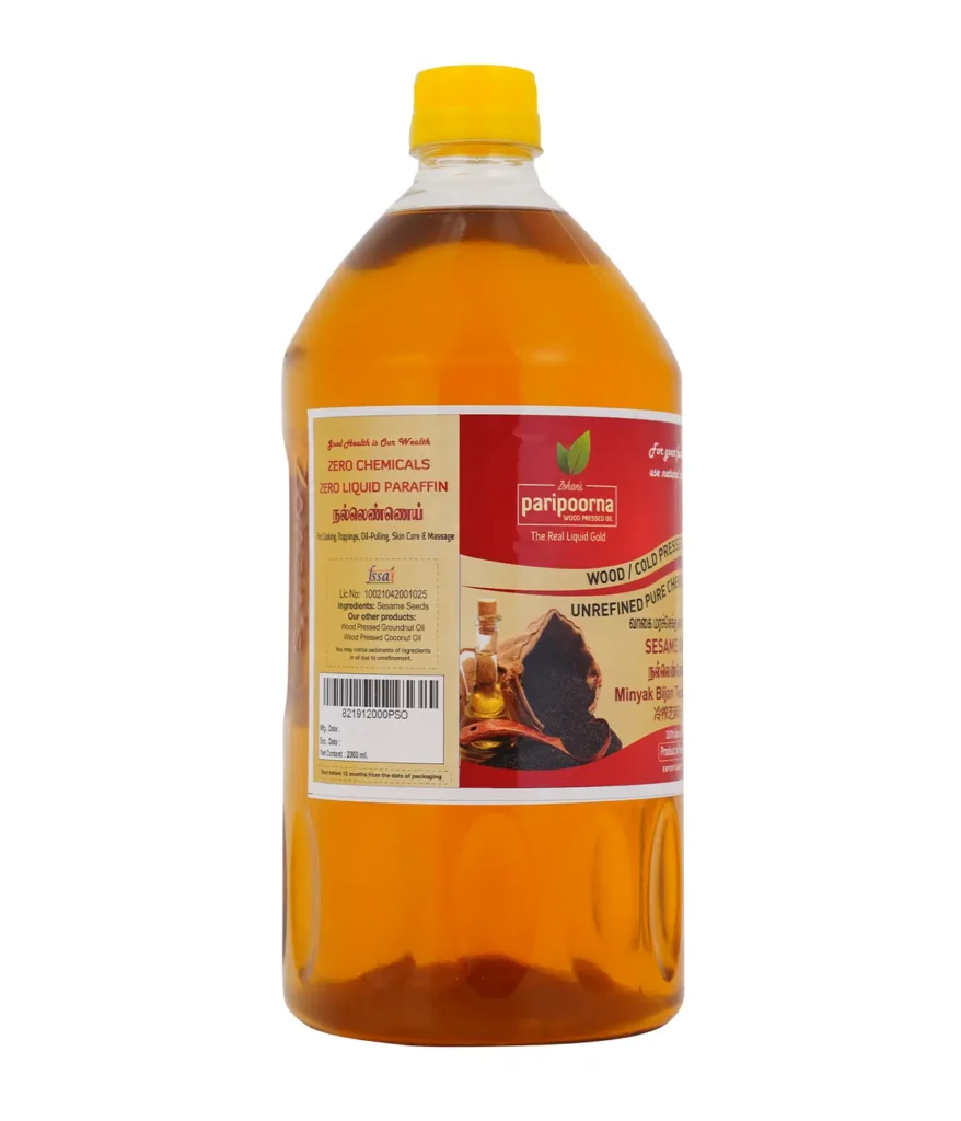 Paripoorna Sesame Oil_2L - Image 2