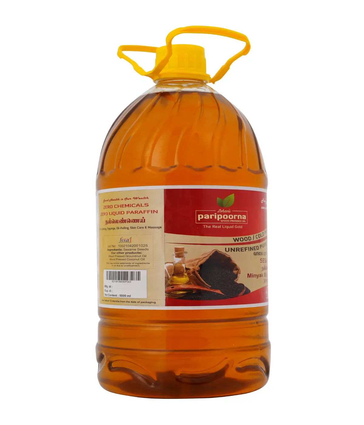 Paripoorna Sesame Oil_5L - Image 4